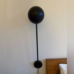 France and Son Black Wall Sconces (Set of two)